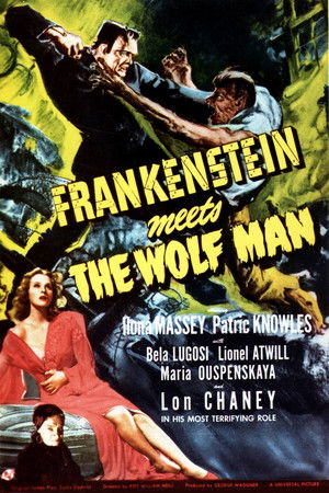 Frankenstein és a vérfarkas poszter